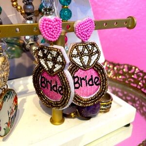 Bride earrings brand new $25